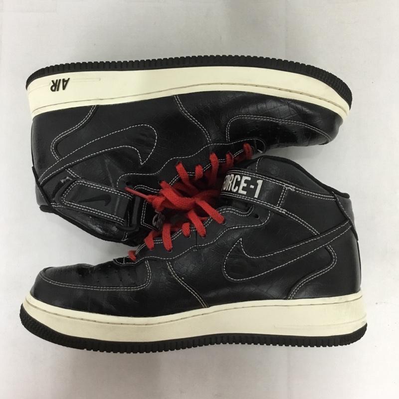 ナイキ NIKE スニーカー スニーカー DV1029-010 AIR FORCE 1 MID 07 LV8 26.5cm 26.5cm ロゴ、文字 黒 / ブラック /  メンズ USED 古着 中古 10138631