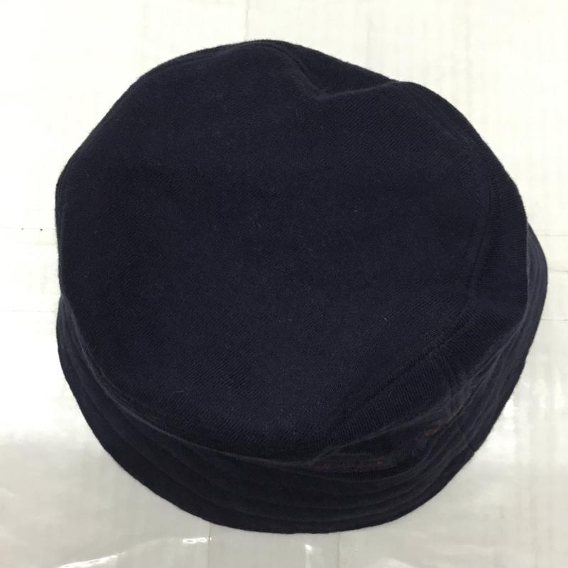 カールヘルム KARLHELMUT 帽子 ハット バケットハット コットン ロゴ、文字 紺 / ネイビー /  レディース USED 古着 中古 10119103