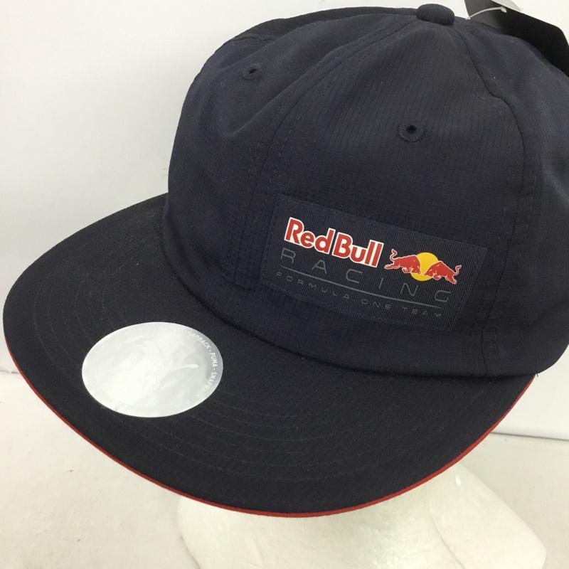 プーマ PUMA 帽子 キャップ 021955-01 Red Bull ロゴ、文字 紺 / ネイビー /  メンズ USED 古着 中古 10148440