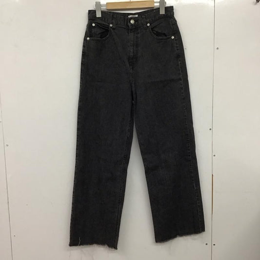 ローリーズファーム LOWRYS FARM パンツ デニム、ジーンズ L 無地 黒 / ブラック /  レディース USED 古着 中古 10137742