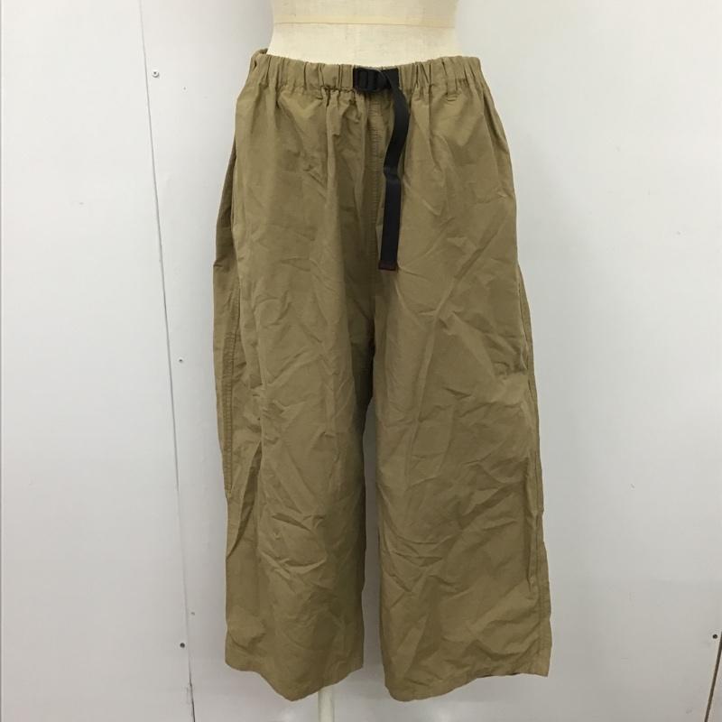 グラミチ GRAMICCI パンツ ワークパンツ、ペインターパンツ glp-18s313 nikoand×GRAMICCI 別注イージーバルーンパンツ ワークパンツ コラボ ロゴ、文字 ベージュ / ベージュ /  レディース USED 古着 中古 10105936