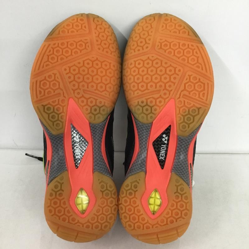 ヨネックス YONEX スニーカー スニーカー SHB65Z パワークッション65Z 24cm バドミントンシューズ 箱有 24.0cm ロゴ、文字 黒 / ブラック / X 赤 / レッド / X 黄 / イエロー /  レディース USED 古着 中古 10149910