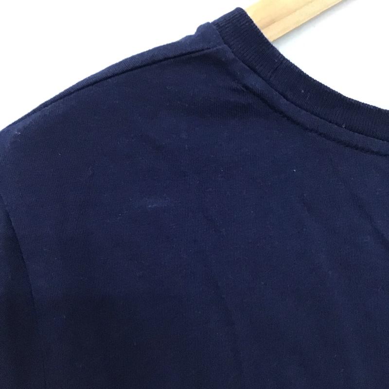 ポロラルフローレン POLO RALPH LAUREN Tシャツ 半袖 L ロゴ、文字 X プリント 紺 / ネイビー /  レディース USED 古着 中古 10150804