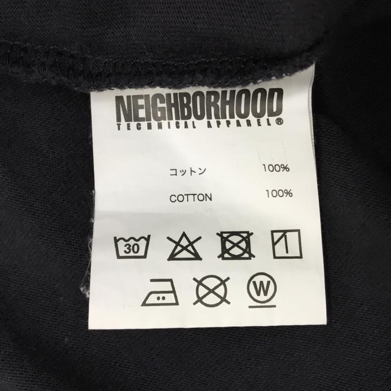 ネイバーフッド NEIGHBORHOOD Tシャツ 半袖 半袖カットソー プリントTシャツ クルーネックカットソー L プリント 黒 / ブラック /  メンズ USED 古着 中古 10114586