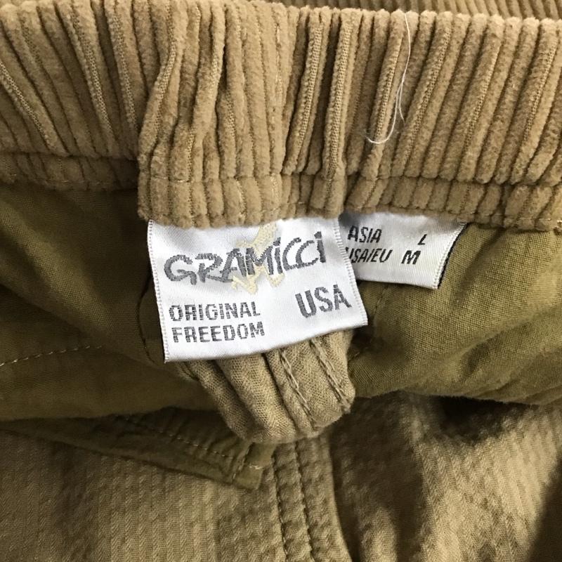 グラミチ GRAMICCI パンツ ワークパンツ、ペインターパンツ コーデュロイパンツ ワイドパンツ カジュアルパンツ L 無地 ベージュ / ベージュ /  メンズ USED 古着 中古 10140460