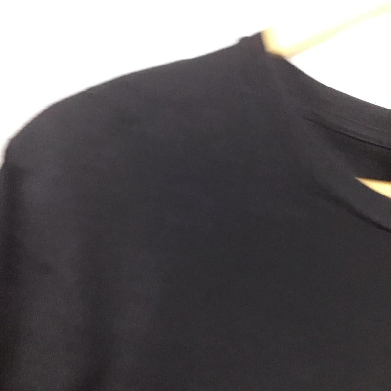 デウスエクスマキナ DEUS EX MACHINA カットソー 長袖 長袖カットソー プリントカットソー クルーネック XS ロゴ、文字 黒 / ブラック /  メンズ USED 古着 中古 10128781