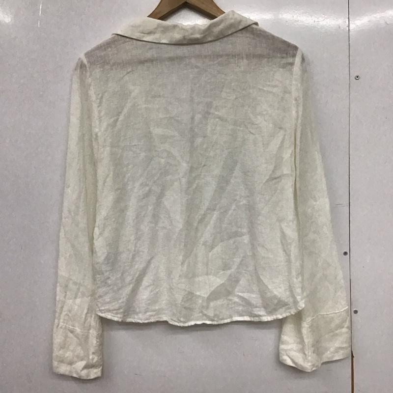 ザラ ZARA シャツ、ブラウス 長袖 S 無地 白 / ホワイト /  レディース USED 古着 中古 10150858