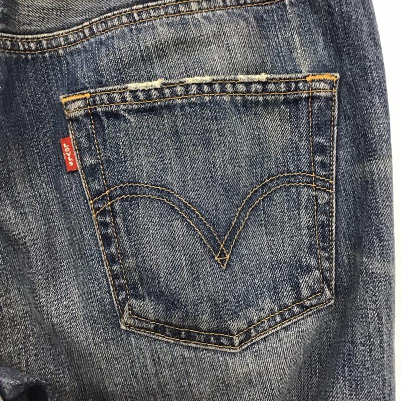 リーバイストラウスアンドコー Levi Strauss & co. パンツ デニム、ジーンズ デニムパンツ スリムパンツ カジュアルパンツ 30インチ 無地 インディゴ / インディゴ /  メンズ USED 古着 中古 10147074