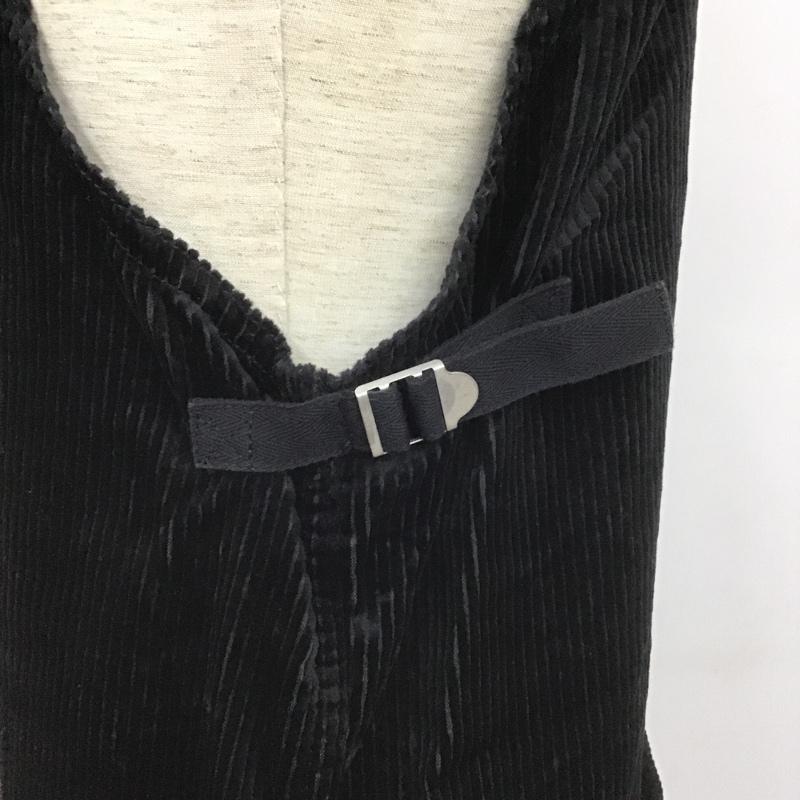 レイジブルー RAGEBLUE サロペット・オーバーオール サロペット、オーバーオール rb010401ad コーデュロイオーバーオール ワイドパンツ オールインワン FREE 無地 黒 / ブラック /  メンズ USED 古着 中古 10105819