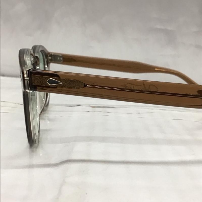 古着 USED めがね・サングラス サングラス JULIUS TART OPTICAL プラスチックフレーム PL-103 ワンポイント 茶 / ブラウン /  メンズ USED 古着 中古 10118207