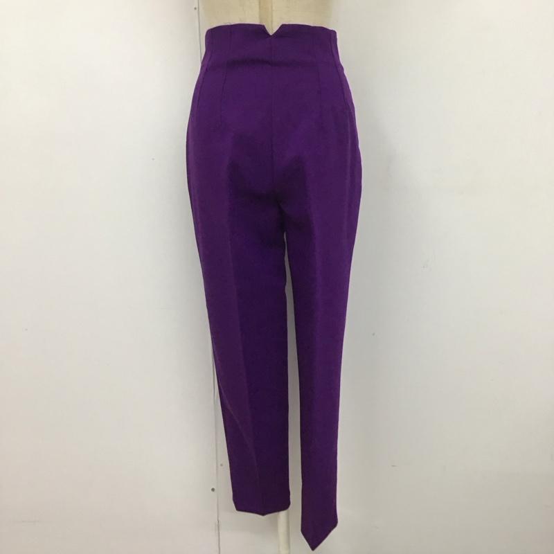 ザラ ZARA パンツ スラックス XS 無地 紫 / パープル /  レディース USED 古着 中古 10110509