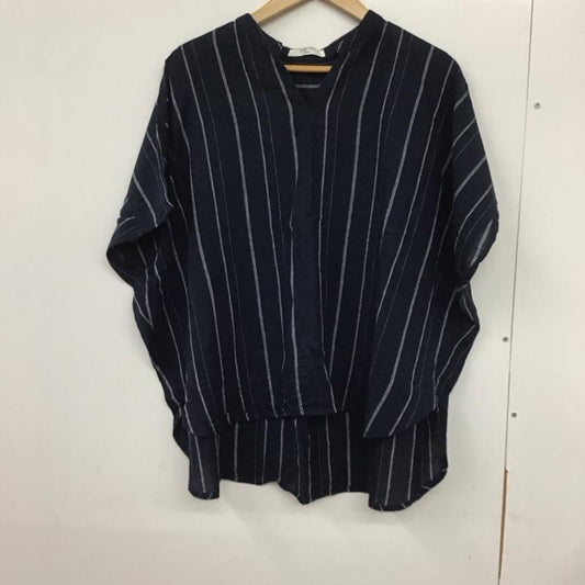 サマンサモスモスブルー Samansa Mos2 blue カットソー 半袖 FREE ストライプ マルチカラー / マルチカラー /  レディース USED 古着 中古 10133789