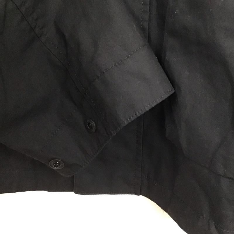ユニクロ UNIQLO ジャケット、上着 ジャケット、ブレザー 311-475403 ショートブルゾン カラージャケット アウター M 無地 黒 / ブラック /  メンズ USED 古着 中古 10140723
