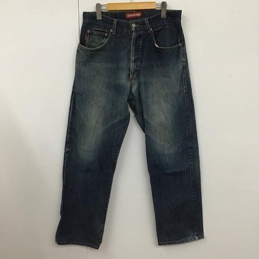ステューシー STUSSY パンツ デニム、ジーンズ 00s アメリカ製 32インチ 無地 インディゴ / インディゴ /  メンズ USED 古着 中古 10105642