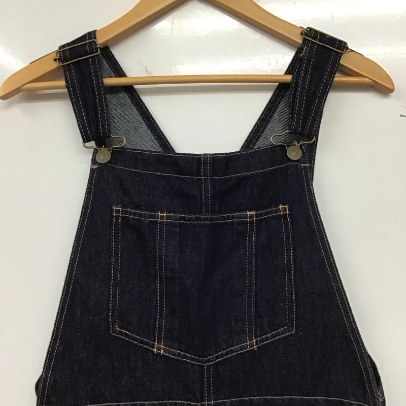 ミラオーウェン Mila Owen ワンピース ロングスカート デニムワンピース ジャンパースカート オールインワン 0 無地 インディゴ / インディゴ /  レディース USED 古着 中古 10142062