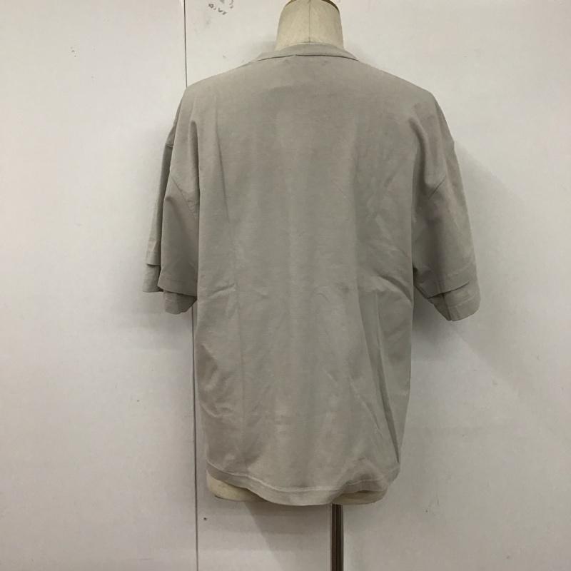 ブラクトメント BRACTMENT Tシャツ 半袖 半袖カットソー プリントTシャツ クルーネックカットソー 38 無地 ベージュ / ベージュ /  メンズ USED 古着 中古 10127354