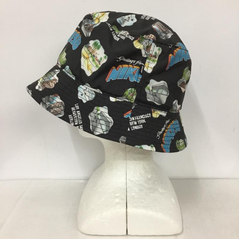 ナイキ NIKE 帽子 ハット 743498-010 バケットハット 総柄 マルチカラー / マルチカラー /  メンズ USED 古着 中古 10130238