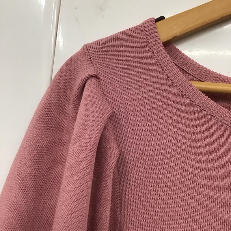 マジェスティックレゴン MAJESTIC LEGON ワンピース ロングスカート M 無地 桃 / ピンク /  レディース USED 古着 中古 10128917