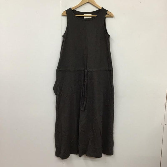 ノアールレーベル n’Or LABEL ワンピース ロングスカート wan2223 洗練シンプルロングワンピース 1 無地 チャコールグレー / チャコールグレー /  レディース USED 古着 中古 10119230