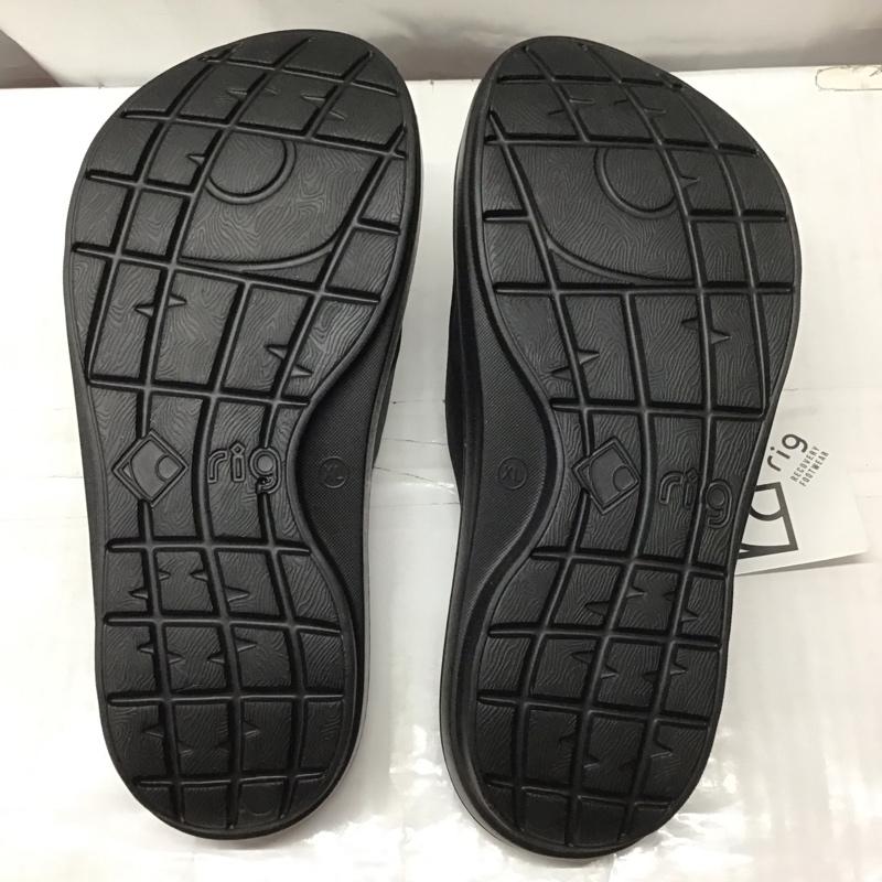リグ rig サンダル サンダル slide タグ付き リカバリーサンダル XL ロゴ、文字 黒 / ブラック /  メンズ USED 古着 中古 10113347