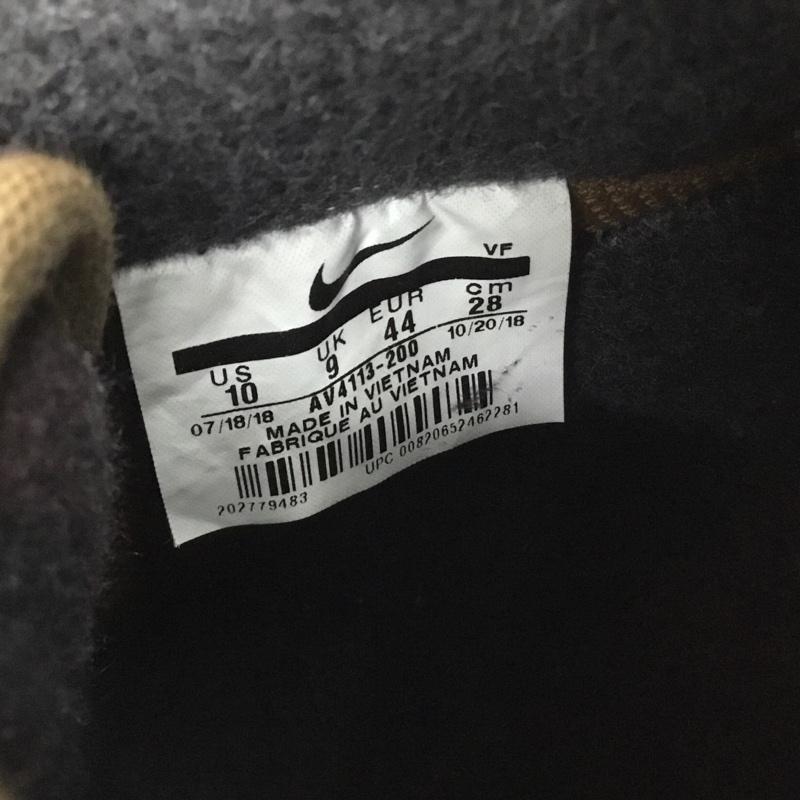 ナイキ NIKE スニーカー スニーカー AV4113-200 AIR FORCE 1 07 PRM WIP CARHARTT WIP 28cm 箱有 28.0cm ロゴ、文字 茶 / ブラウン /  メンズ USED 古着 中古 10143962