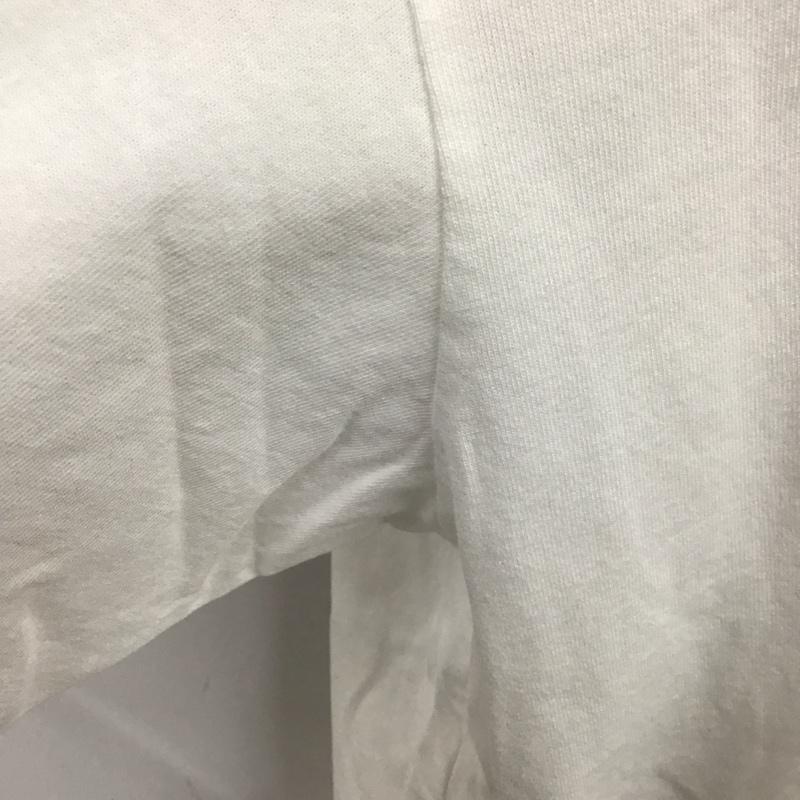ユニクロ UNIQLO Tシャツ 半袖 341-473124 プリントTシャツ 半袖カットソー クルーネックカットソー XL ロゴ、文字 白 / ホワイト /  メンズ USED 古着 中古 10126530