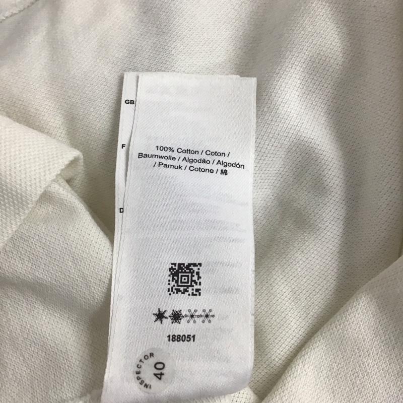 フレッドペリー FRED PERRY ポロシャツ 半袖 半袖ポロシャツ カラーシャツ 半袖カットソー ロゴ、文字 白 / ホワイト /  メンズ USED 古着 中古 10139175