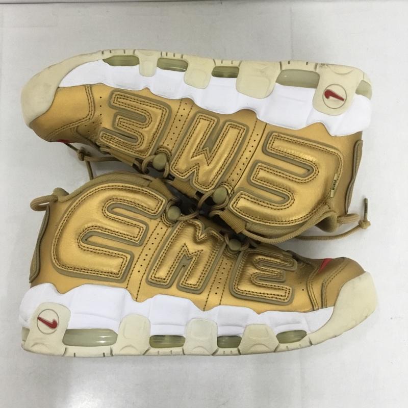ナイキ NIKE スニーカー スニーカー 902290-700 AIR MORE UPTEMPO SUPREME 27cm 27.0cm ロゴ、文字 金 / ゴールド /  メンズ USED 古着 中古 10142827