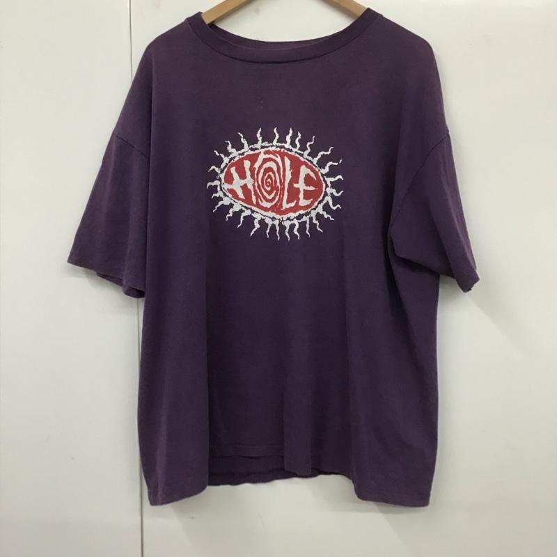 古着 USED Tシャツ 半袖 バンドTシャツ 90s シングルステッチ コートニーラブ ロゴ、文字 紫 / パープル /  メンズ USED 古着 中古 10130101