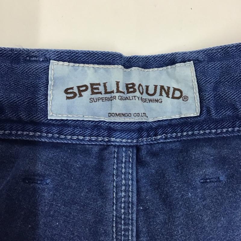 スペルバウンド SPELLBOUND パンツ ワークパンツ、ペインターパンツ ワークパンツ ワイドパンツ カジュアルパンツ 30インチ 無地 青 / ブルー /  メンズ USED 古着 中古 10117422