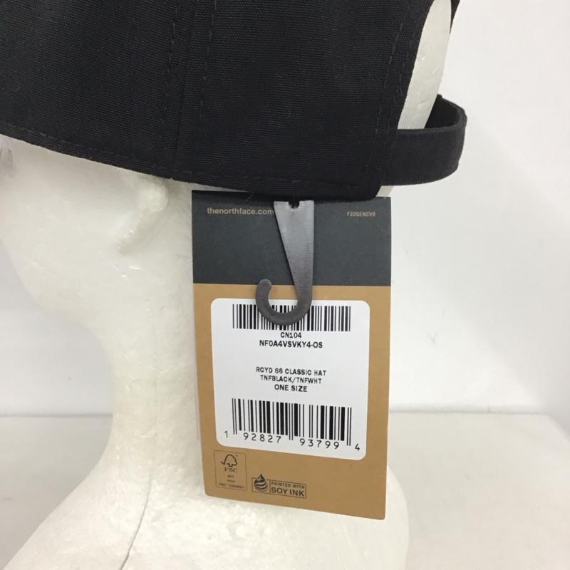 ザノースフェイス THE NORTH FACE 帽子 キャップ NF0A4VSV RECYCLED 66 CLASSIC HAT タグ付き ロゴ、文字 黒 / ブラック /  メンズ USED 古着 中古 10132511