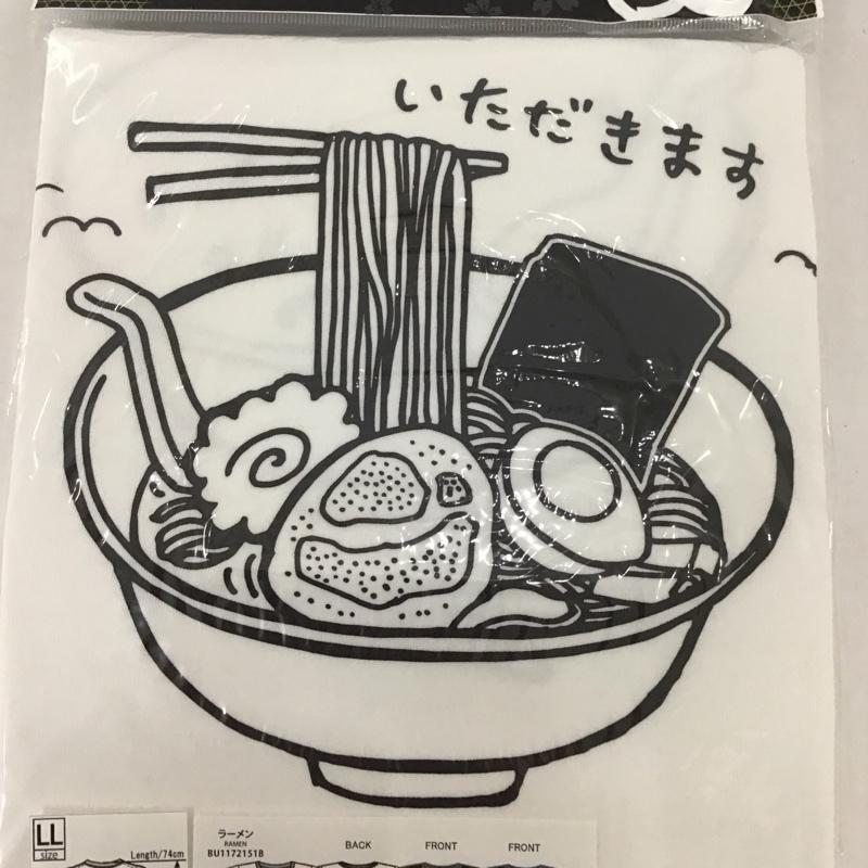 豊天商店 ぶーでんしょうてん Tシャツ 半袖 らーめん プリントT LL プリント 白 / ホワイト /  メンズ USED 古着 中古 10134281