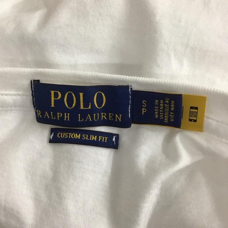 ポロラルフローレン POLO RALPH LAUREN Tシャツ 半袖 S プリント 白 / ホワイト /  メンズ USED 古着 中古 10107315