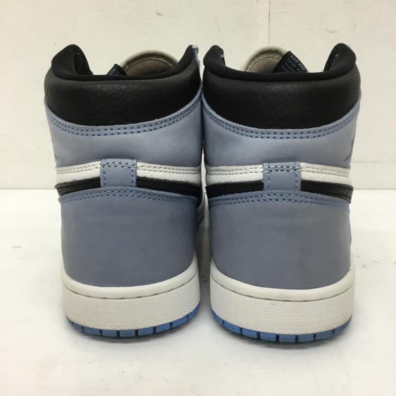 ナイキ NIKE スニーカー スニーカー 555088-134 Air Jordan 1 High OG University Blue 25.5cm ロゴ、文字 白 / ホワイト / X 水色 / ライトブルー /  メンズ USED 古着 中古 10141431