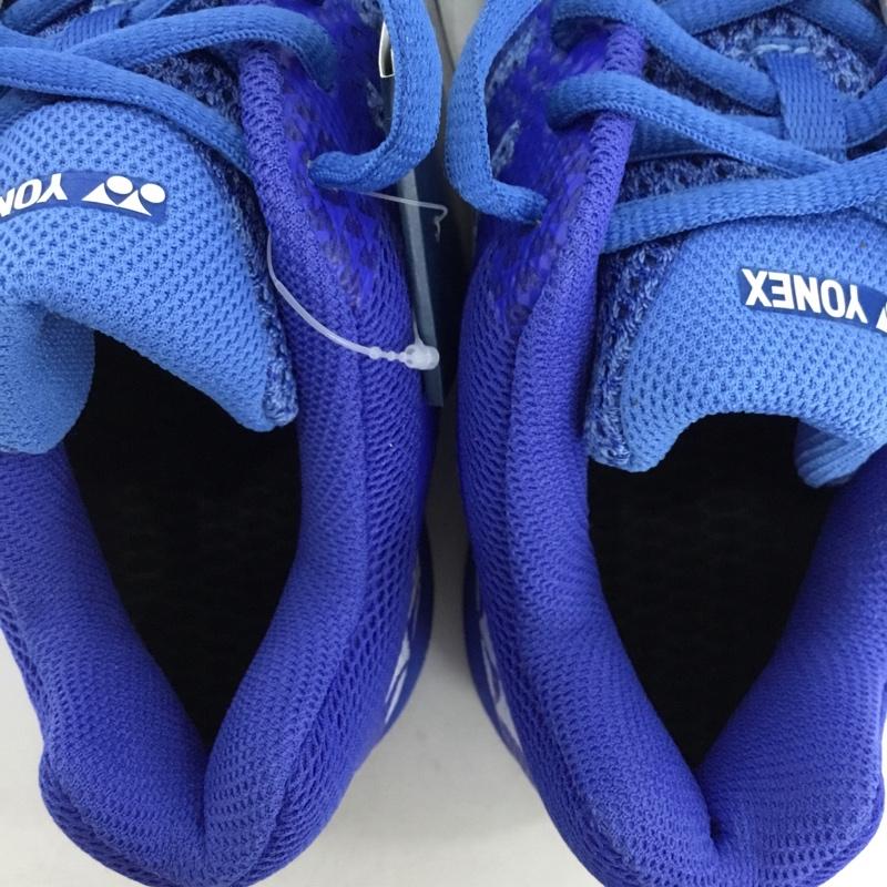 ヨネックス YONEX スニーカー スニーカー SHBA3M パワークッション エアラス3メン バドミントンシューズ 24cm 箱有 24.0cm ロゴ、文字 青 / ブルー /  レディース USED 古着 中古 10147951