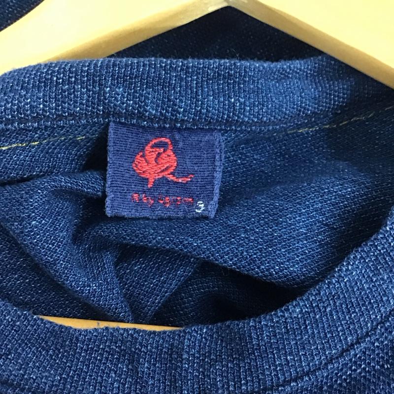 フォーティーファイブアールピーエム 45RPM Tシャツ 半袖 3 無地 紺 / ネイビー /  メンズ USED 古着 中古 10134589