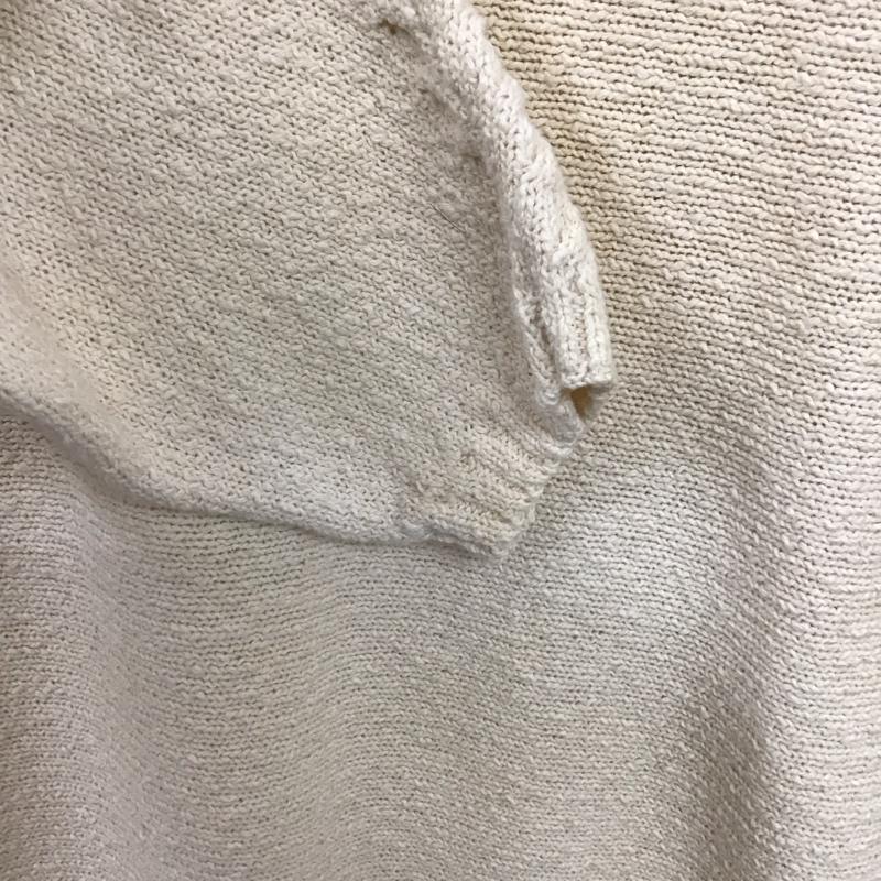 ザラ ZARA ワンピース ひざ丈スカート M 無地 アイボリー / アイボリー /  レディース USED 古着 中古 10143425
