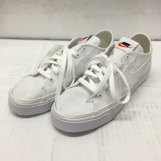 ナイキ NIKE スニーカー スニーカー CZ0294-100 レガシー キャンバス 23.5cm 23.5cm ロゴ、文字 白 / ホワイト /  レディース USED 古着 中古 10107570