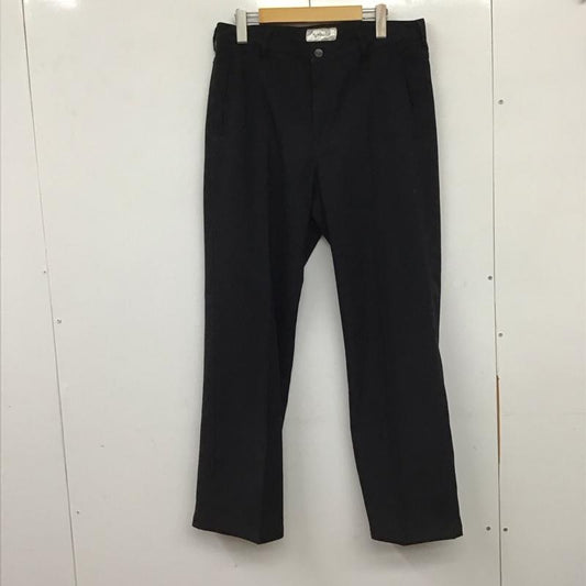 ラングラー Wrangler パンツ チノパン チノパン ワイドパンツ カジュアルパンツ センタータックパンツ unfollow L 無地 黒 / ブラック /  メンズ USED 古着 中古 10136875