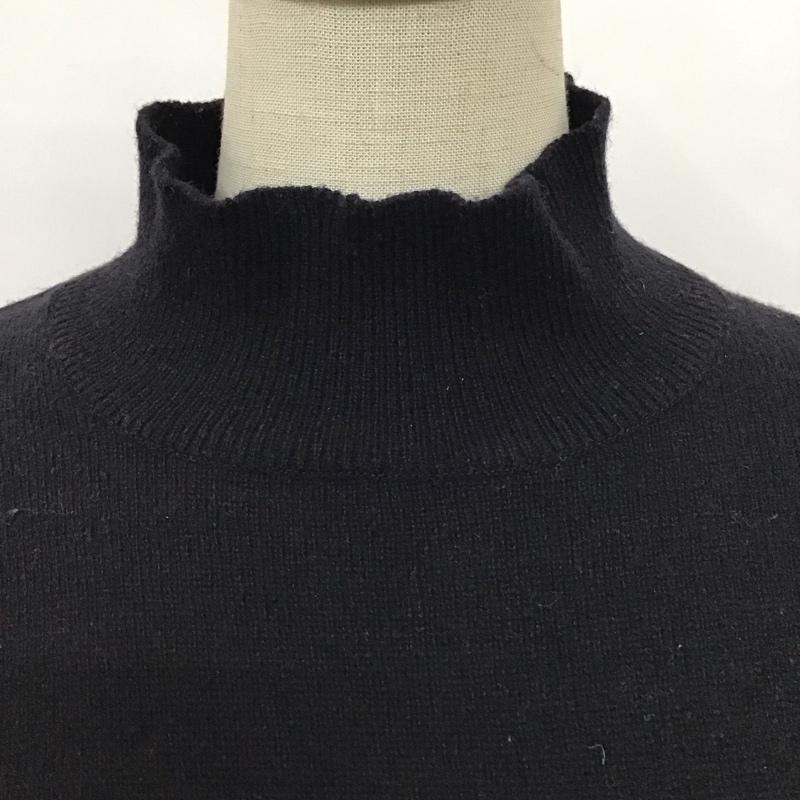 トリココムデギャルソン tricot COMME des GARSONS ニット、セーター 長袖 TN-040220 スタンドネック モックネック 無地 黒 / ブラック /  レディース USED 古着 中古 10118343
