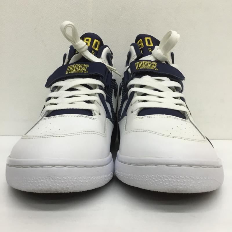 ナイキ NIKE スニーカー スニーカー AIR FORCE 180 OLYMPIC エアフォース 180 オリンピック 310095-100 28.0cm ロゴ、文字 白 / ホワイト / X 紺 / ネイビー /  メンズ USED 古着 中古 10107271