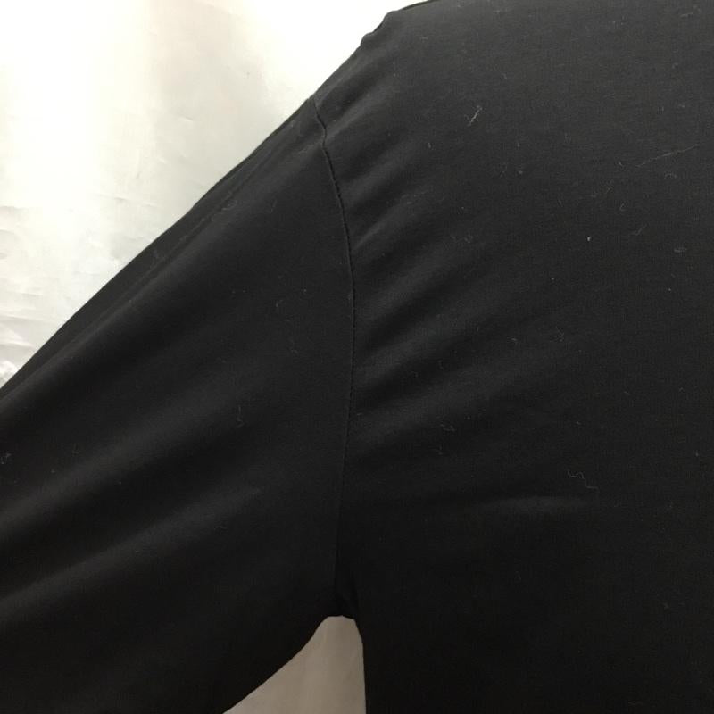 ディーゼル DIESEL カットソー 長袖 長袖カットソー クルーネックカットソー ロングスリーブカットソー プリントTシャツ M ロゴ、文字 黒 / ブラック /  メンズ USED 古着 中古 10118723