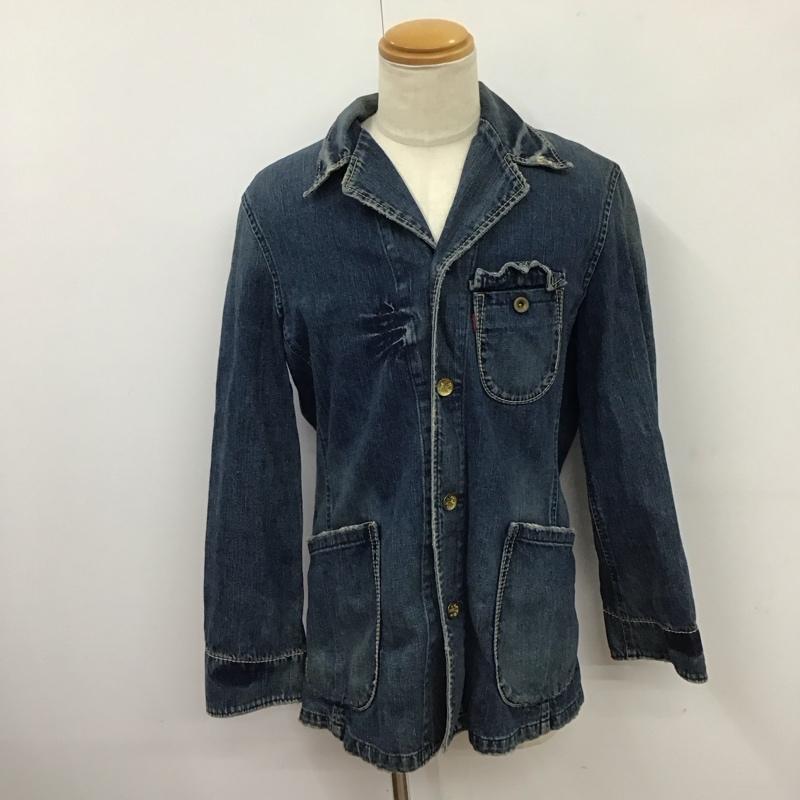 リーバイストラウスアンドコー Levi Strauss & co. ジャケット、上着 ジャケット、ブレザー デニムジャケット カラージャケット 長袖ジャケット ブルゾン XL 無地 インディゴ / インディゴ /  メンズ USED 古着 中古 10123830