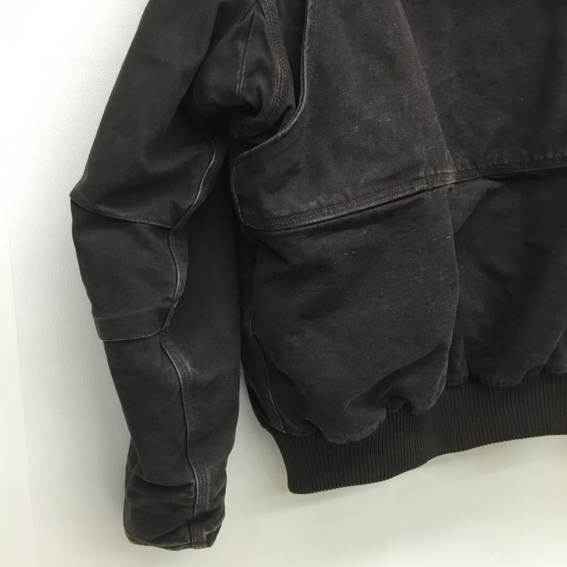 カーハート Carhartt ジャケット、上着 ジャンパー、ブルゾン XL ロゴ、文字 茶 / ブラウン /  メンズ USED 古着 中古 10119079