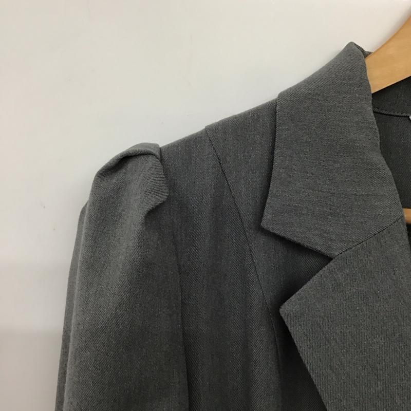 スライ SLY ワンピース ミニスカート 030HAA33-2191 TAILORED PLEATS S／OP 1 無地 灰 / グレー /  レディース USED 古着 中古 10140362