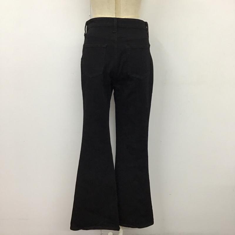 アズールバイマウジー AZUL BY MOUSSY パンツ デニム、ジーンズ 250gas12-039k フレアデニム ブラックデニムパンツ ストレッチパンツ M 無地 黒 / ブラック /  レディース USED 古着 中古 10114450