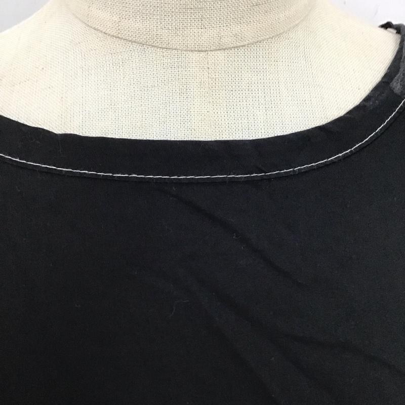 ニコアンド niko and... ワンピース ロングスカート M 無地 黒 / ブラック /  レディース USED 古着 中古 10121273