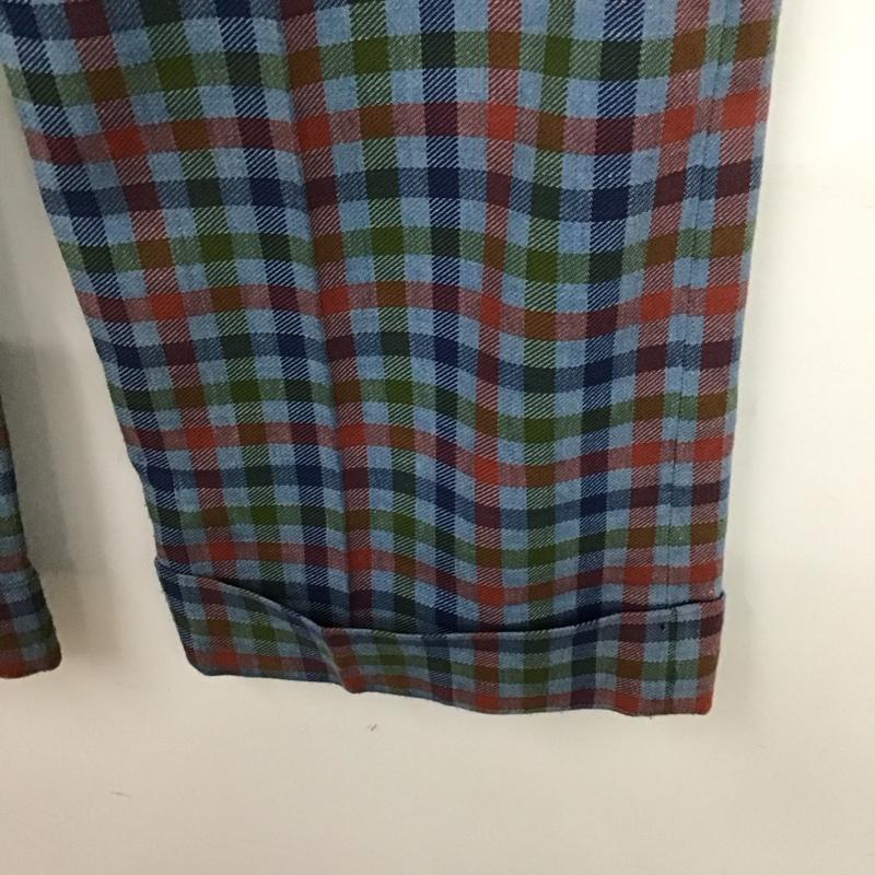 古着 USED パンツ スラックス MW チェック マルチカラー / マルチカラー /  メンズ USED 古着 中古 10106664