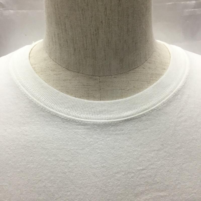 チャンピオン Champion Tシャツ 半袖 半袖カットソー プリントTシャツ クルーネックカットソー M 無地 白 / ホワイト /  メンズ USED 古着 中古 10117721