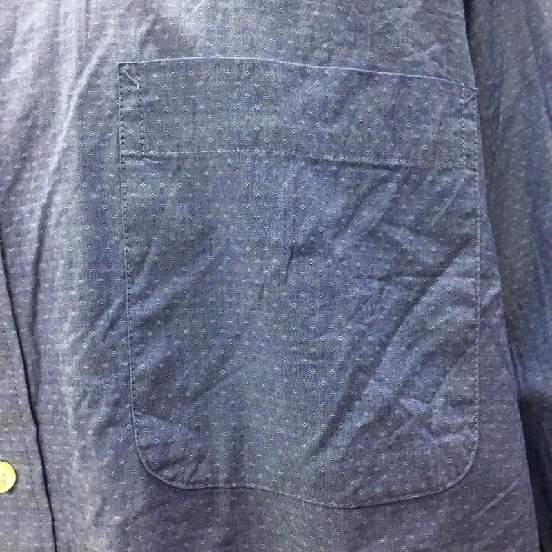 トミーヒルフィガー TOMMY HILFIGER シャツ、ブラウス 長袖 XL  紺 / ネイビー /  メンズ USED 古着 中古 10116099